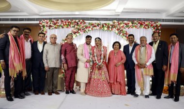 हैदराबाद मे भव्य समारोह में मदन छाबड़ा जी के सुपुत्र  श्री अनमोल विवाह सूत्र में आबद्ध हुए